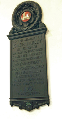 Photograph of Joseph Holt memorial