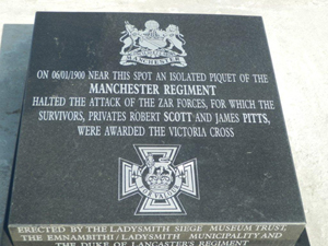 Memorial to Privates Robert Scott and James Pitts