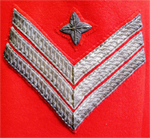 Sergeant rank Chevrons
