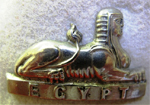 Egyptian Sphinx badge