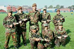 Some of the William Hulme CCF Cadets, 2006.