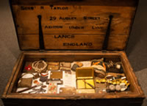 Photograph of display trunk