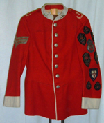 Sergeant Frankland's Tunic before conservation