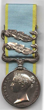 John Goodall's Crimea Medal