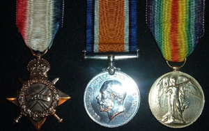 Richard’s Medals 1914-15 Star,  British War Medal,  Allied Victory Medal