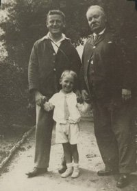Willie with his father, Thomas Baines and Stepson Ronnie Baines