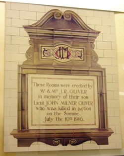 North Manchester General Hospital Outpatients Room Memorial