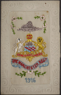First World War Silk postcard