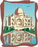 Image of the Taj Mahal representing India