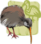 Image of a Kiwi Bird representing New Zealand