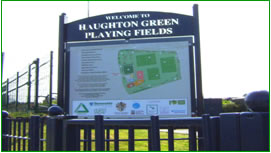 Haughton Green information point