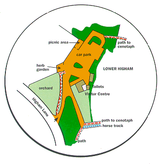 Map of the Lower Higham