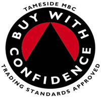 Buy with confidence logo